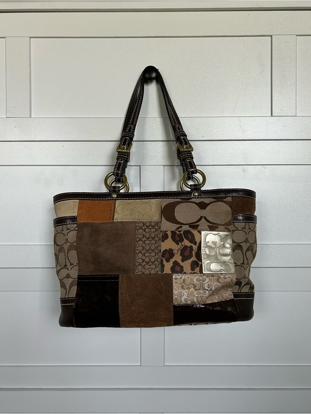 Coach Patchwork Tote | Coach F12843 - Picture 2 of 6